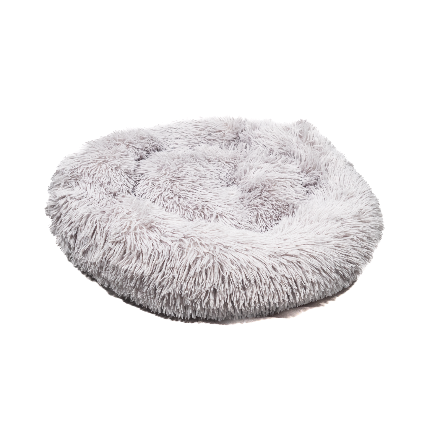 Fluffy bed - round 60 cm grey
