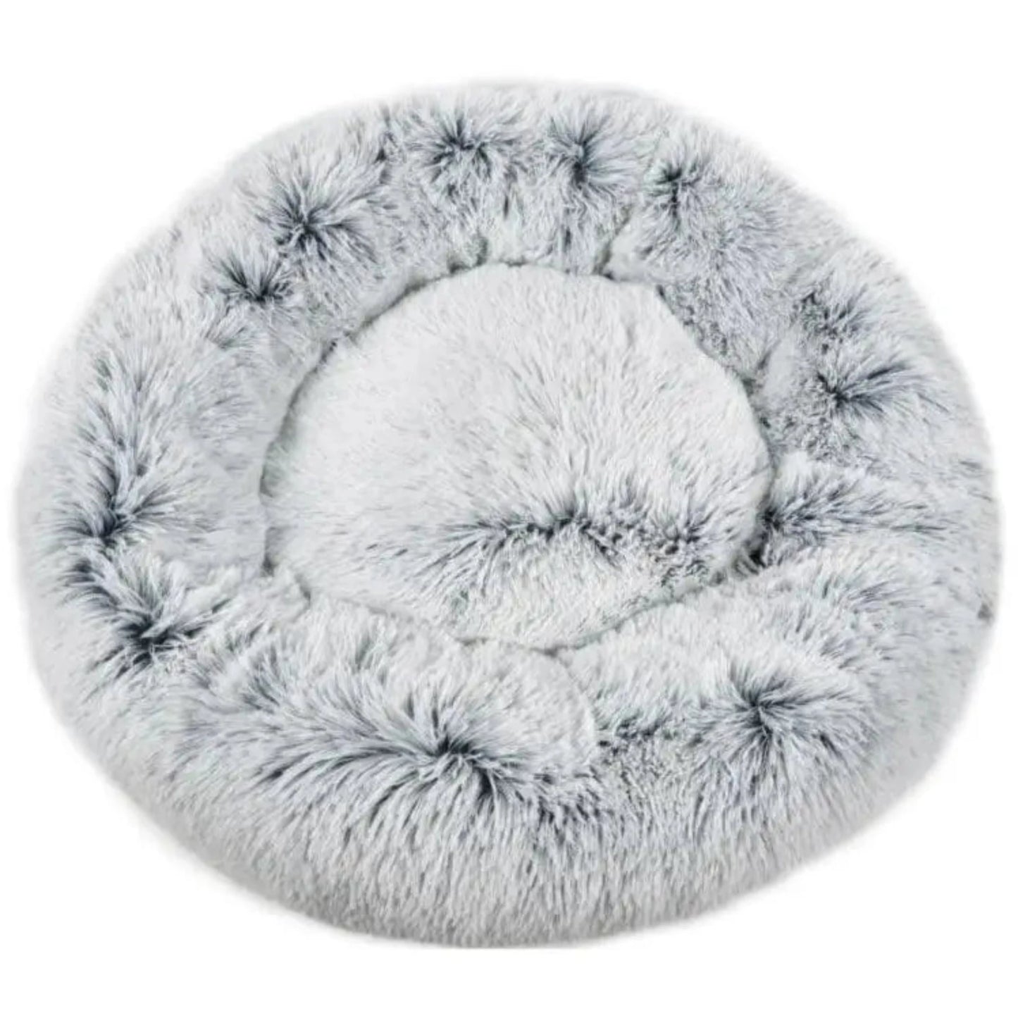 Fluffy bed - round 70 cm white