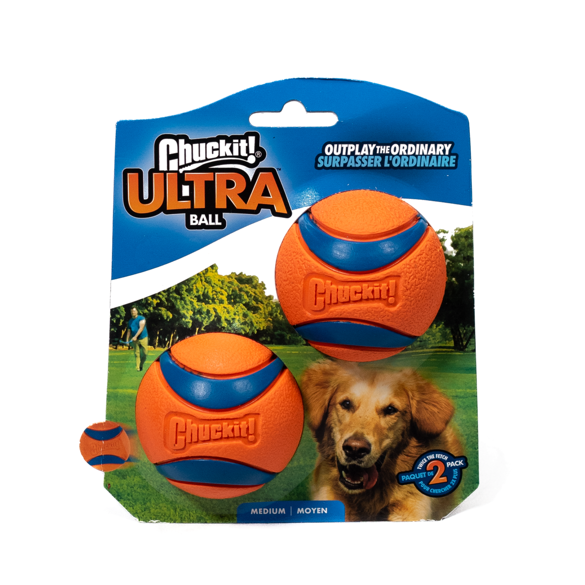 Chuckit Ultra Ball M - 2er-Set – Produktbild 