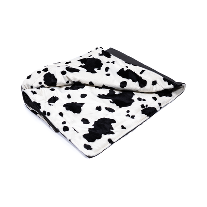 "Flecki" dog blanket in a cowhide design